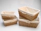 image 4 of Wider Large Big Deep Lined Kitchen Wicker Storage Basket Xmas Hamper Basket Extra Large 52 x 40 x 21 cm | Brown | Brown