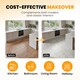 image 6 of NOVECRAFTO Vinyl Floor Tiles Self Adhesive – 12x12in Peel and Stick Flooring for Kitchen, Bathroom & Living Room – Beige Marble Flow Design | Brown | 3.72 sqm