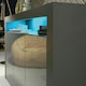 image 5 of Sideboard 155cm Grey Gloss Doors Grey Matt Body Free LED Display Unit Grey
