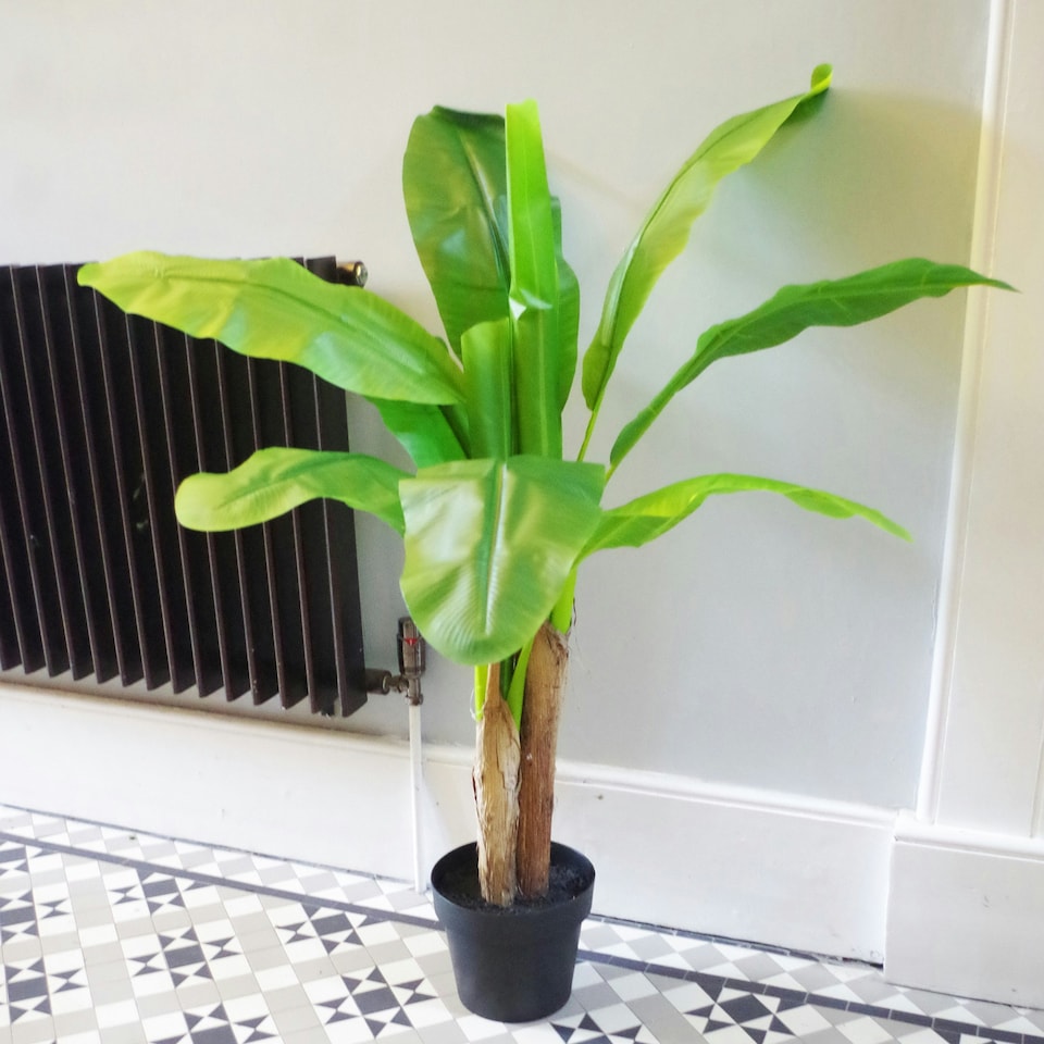 image 1 of Artificial Banana Plant Tropical Tree 120cm