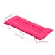 image 7 of Living and Home Thick Chaise Lounge Chair Cushion,Rose Red-110cm | Red