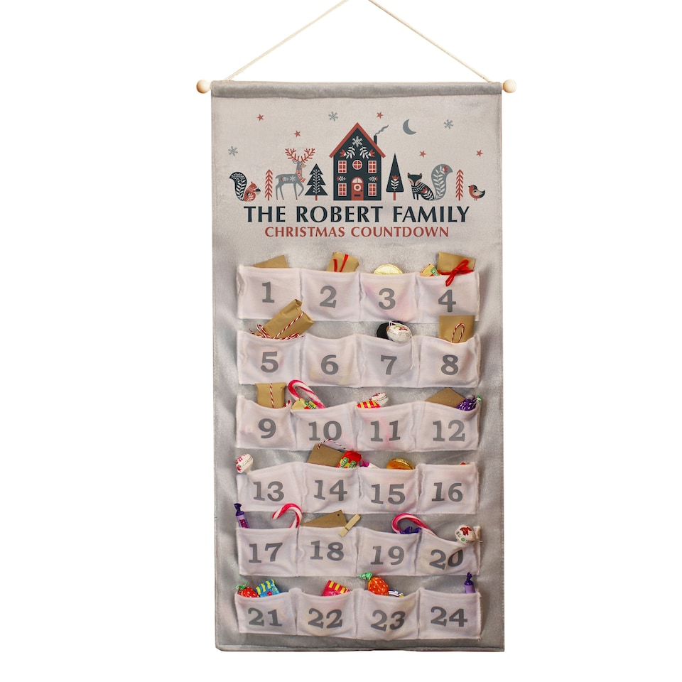 image 1 of Personalised Christmas Home Advent Calendar