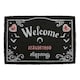 image 1 of Something Different Talking Board Door Mat - Black/Pink - One Size