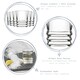 image 2 of LAV Elegan Shot Glasses - 80ml - Clear - Pack of 6 | Clear | Transparent