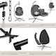 image 5 of Hanging Egg Chair Anika - with frame and extra thick seat cushion | Grey | anthracite | One Size | 1