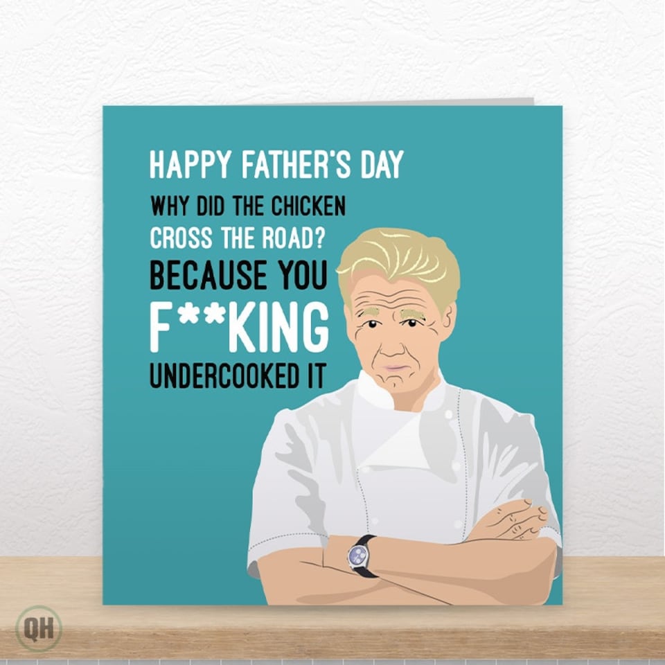 image 1 of Gordon Ramsay Funny Father's Day Card