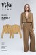 image 1 of Vikisews Nancy Blazer Paper Sewing Pattern – Women’s Jacket, UK Sizes Uk 4–22, Advanced