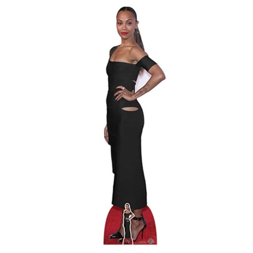 Zoe Saldana Lifesize Cardboard Cutout 173cm