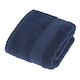 image 2 of Homescapes Turkish Cotton Hand Towel Set of 6 - Navy Blue Blue