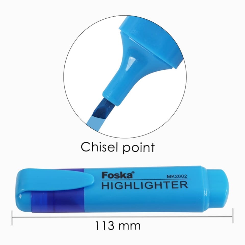 image 1 of Pack of 4 Multi Colour Highlighter Pens