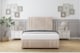 image 1 of Sloomy Kingsley Sand Naples Divan Bed With Mattress 2 Drawers Footend With 54" Floor Standing Headboard & 12" Matching Footboard 6' Super King | Cream | Sand | Super King | 1