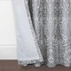 image 8 of Keswick Floral Pencil Pleat Curtains - Beige - 117cm x 229cm