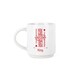 image 5 of King & Queen Stacking Mugs Set Gift - Red Playing Cards Ceramic Cups Set of 2 with Metal Stand, Classic Game Gifts for Couples | White