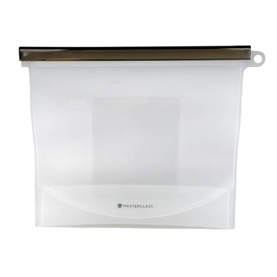 image 1 of MasterClass Food Storage Bag Clear Silicone 1.5L