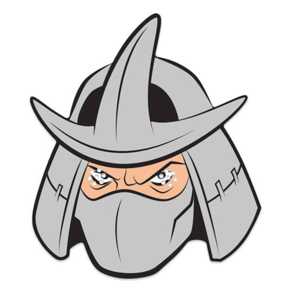 image 1 of Shredder Teenage Mutant Ninja Turtles Cardboard Face Mask