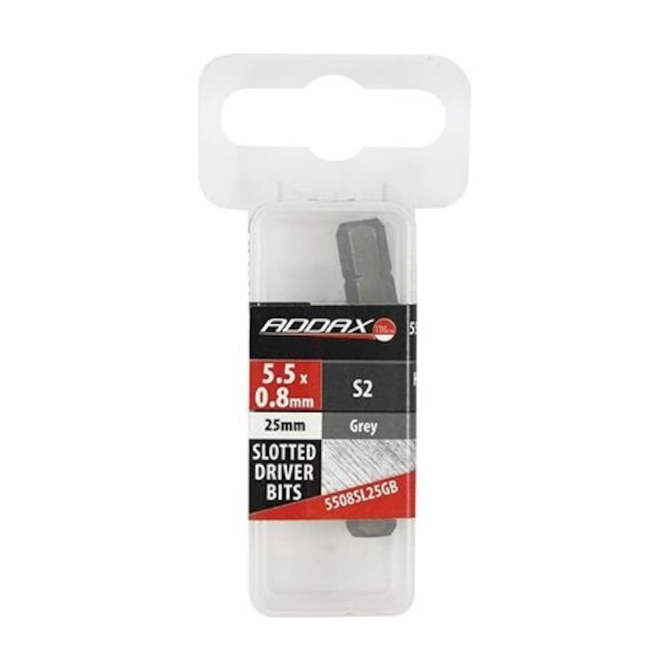 image 1 of Timco - S2 Driver Bits - SL (Size 5.5 x 0.8 x 25 - 2 Pieces)
