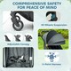 image 6 of AIYAPLAY Baby Stroller with Adjustable Seat, Travel Pushchair, Dark Grey Grey | Dark Grey
