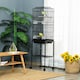 image 10 of PawHut Bird Cage for Budgie Finch Canary Parakeet W/ Stand Sliding Tray Black