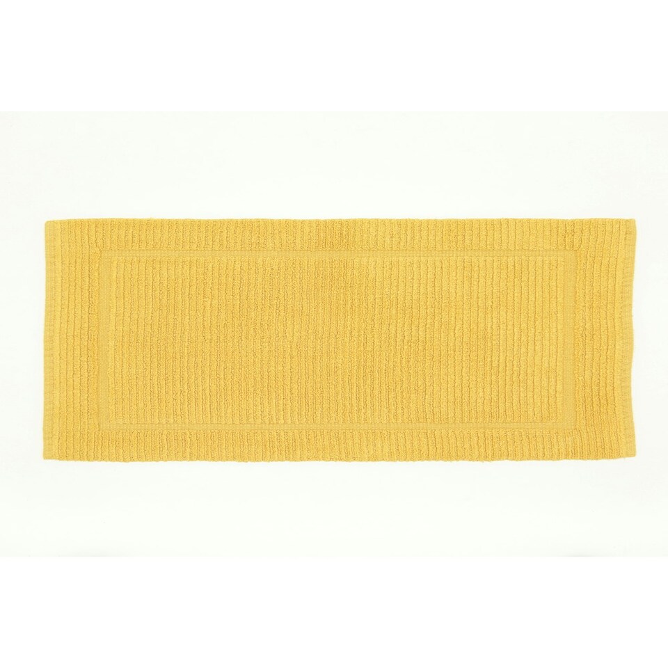 image 1 of Quik Dri 1500gsm Bath Mat 50x80cm – Everday Absorbent Bathroom Mat | Yellow | Citrine | 50 x 80cm