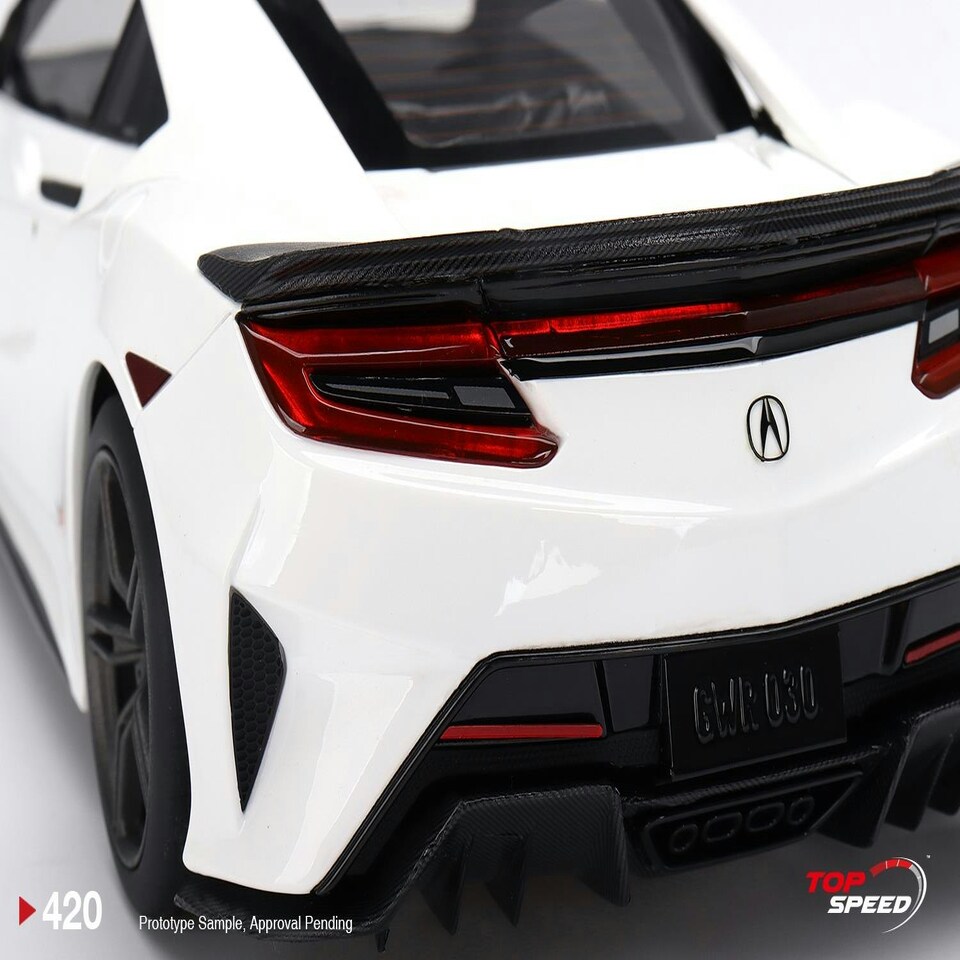 image 1 of Acura NSX Type S 2022 130R White 1:18 TSM TS0420