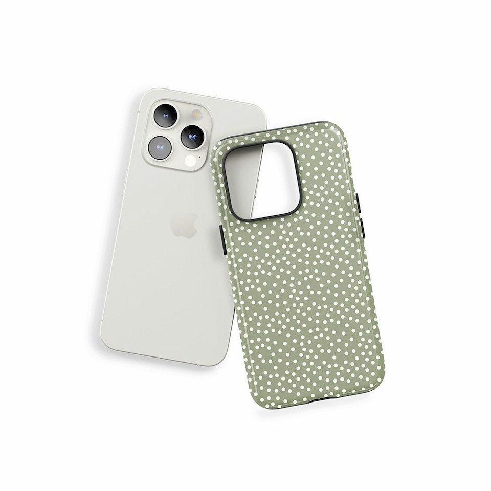 image 1 of Green Dot Phone Case | Green | iPhone 15 Pro
Tough | iPhone 15 Pro
Tough