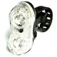 image 1 of AWE AWEFlash Mega 40 Lm 2x0.5W LEDs Bike Battery Front Light 120hrs Run Time*