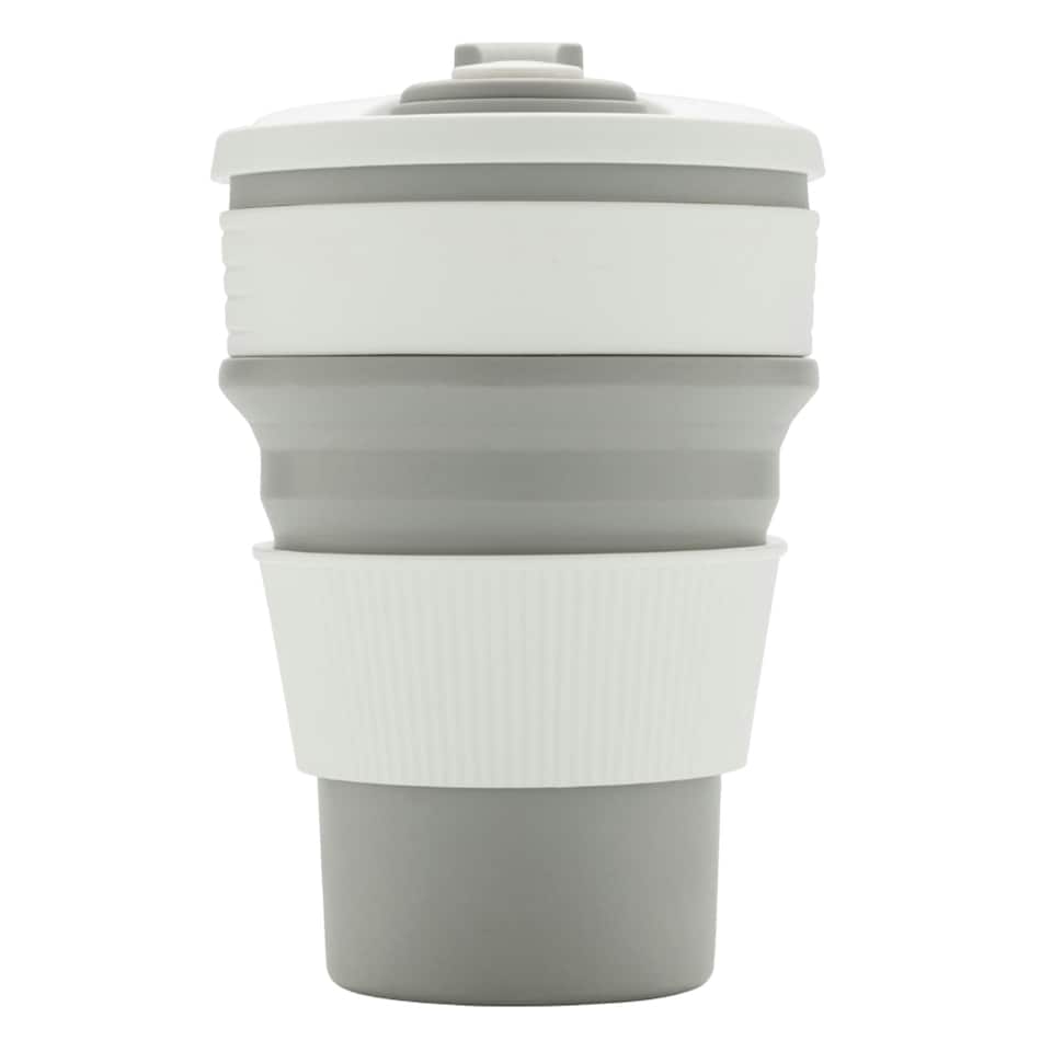 image 1 of XD Collection Foldable Silicone Cup - Grey - One Size