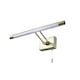 image 1 of CGC LOIS Satin Brass LED Over Mirror /  Picture Light With Pull Cord Gold