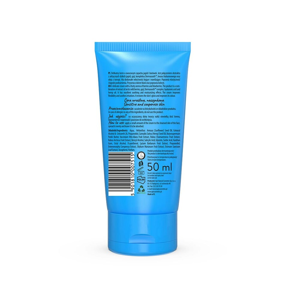 image 1 of Apis Fruit Shot Arctic Berry and Goji Extract Smoothing Cream 50ml