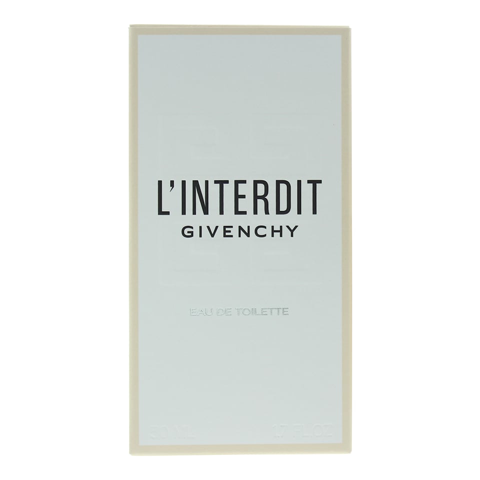 image 1 of Givenchy L'interdit Eau de Toilette 50ml Spray for Her | White | 50ml