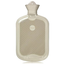 Sanger Ribbed Hot Water Bottle White 2L | Multi | One Colour | One Size | 1