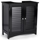 image 1 of VonHaus Shrewsbury Black Under Sink Bathroom Cabinet