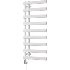 Agar - White Electric Towel Rail H1156mm x W500mm 500w Thermostatic WIFI