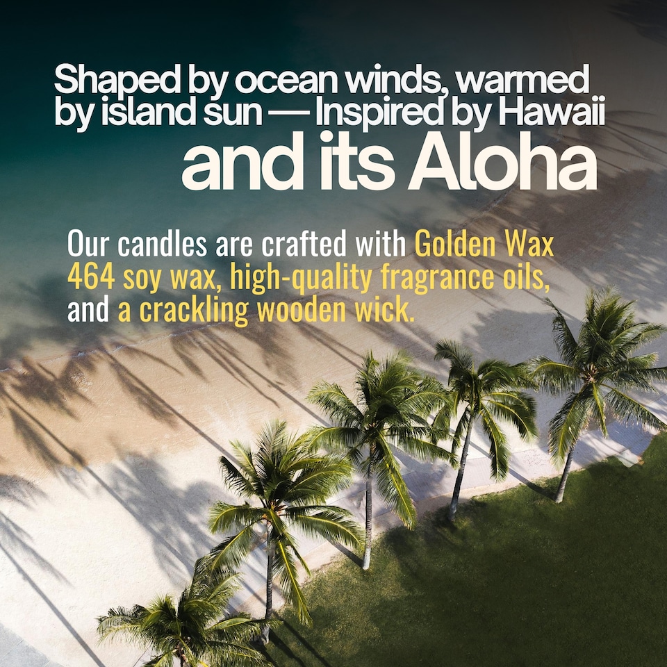 image 1 of Na Pali Handcrafted Candle | Aromatherapy | SANDALWOOD & AMBER