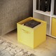image 4 of Wide 7-Cube Bookcase With Drawers | Brown | Anthracite Oak & Yellow | 1