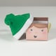 image 2 of Elf Christmas Plush Stackable Gift Boxes - Pack of 3