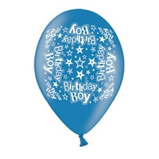 Simon Elvin 10 Inch Birthday Boy/Birthday Girl Latex Balloon - Birthday Boy - One Size