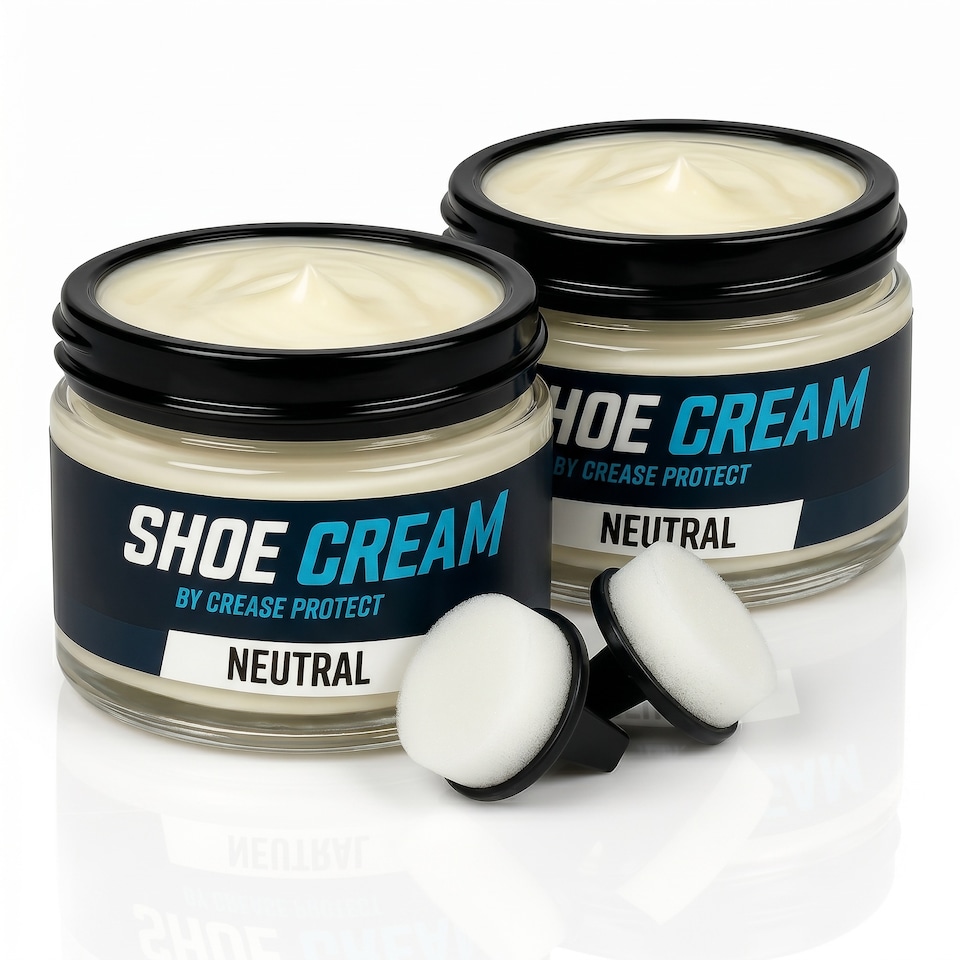 image 1 of Premium Shoe Cream - Moisturise, Nourish & Polish Leather Shoes - 50ml - Neutral  (2 Pack)
