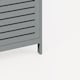 image 5 of Bergen Three Tier Shoe Cabinet | Grey | Grey