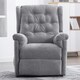 image 6 of Barnsley Fabric Electric Dual Motor Rise Recliner Mobility Armchair (Grey)