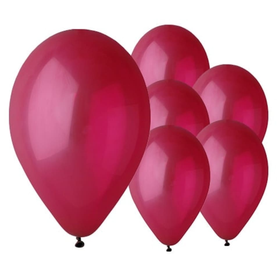 Burgundy Biodegradable Latex Balloons 33cm / 13 in - Pack of 50