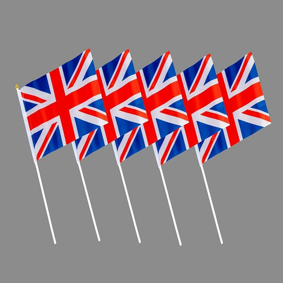 image 1 of 20 Union Jack Royal Jubilee Flags - 5x3ft Multi