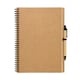 image 1 of MidOcean Bloquero Plus Recycled Notebook & Pen - Beige - 26cm x 19cm