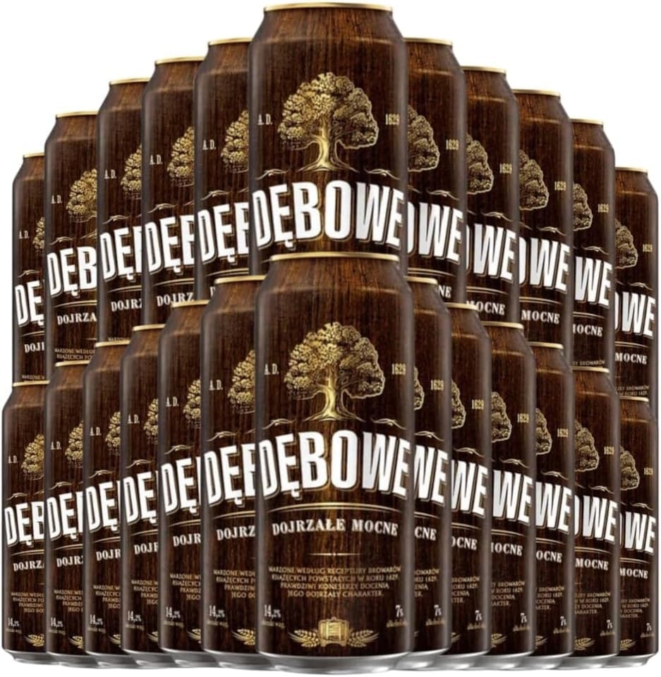 image 1 of Debowe Dojrzale Mocne Imported Polish lager 24 x 500ml cans
