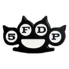 Five Finger Death Punch  Pin Badge: Knuckles B&W   - Accessories N/A