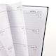 image 7 of 2027 Diary A5 Week to View - Hardback Planner Organiser with Ribbon Bookmark - Weekly Appointment Journal Notebook (Black) | Black | Black