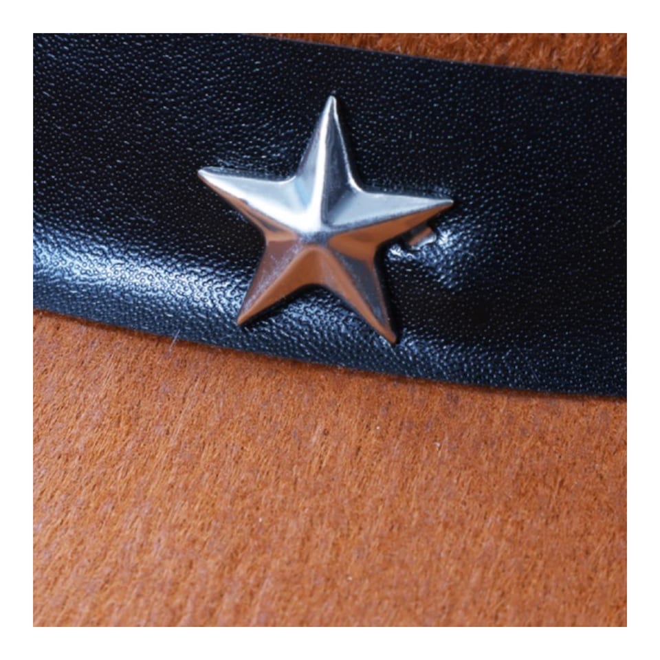 image 1 of Brown Studded Cowboy Hat & Red Paisley Bandana | Multi | 12