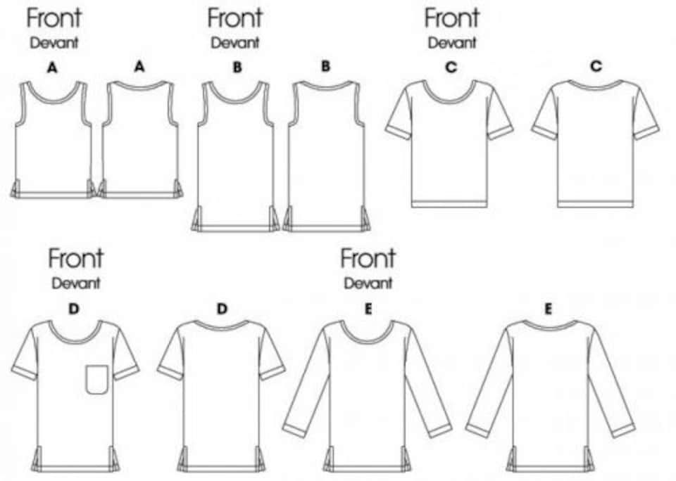 image 1 of Butterick 6797 Paper Sewing Pattern – Women’s Top, Size A (XS–S–M–L–XL), Easy