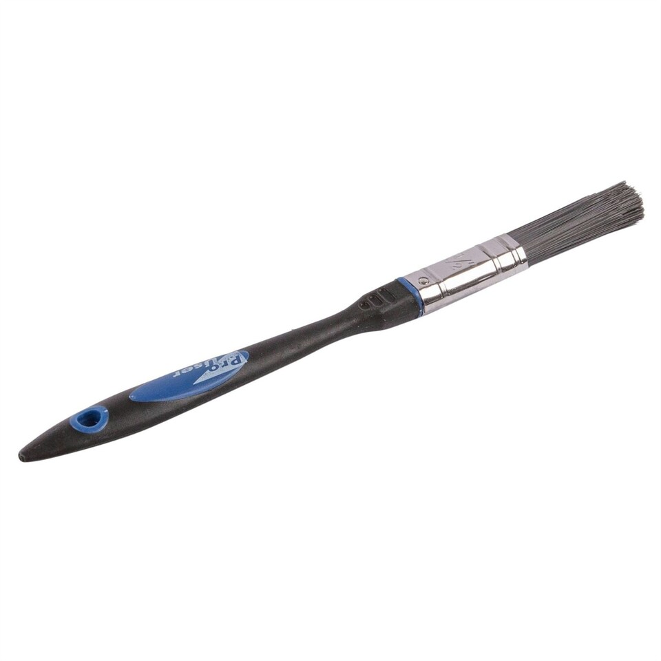 image 1 of Pro User No Bristle Loss Plastic DIY Paint Brush - 1.5cm - Black