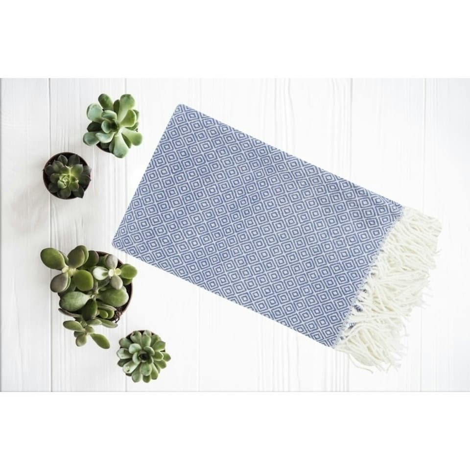 image 1 of Seasons Zinnia Summer Blanket - Royal Blue - One Size